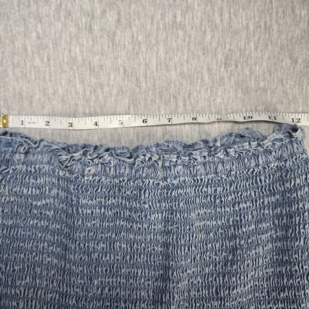 Veronica Beard Aloya Smocked Ruffle Mini Skirt No Size Tag See Measurments Small
